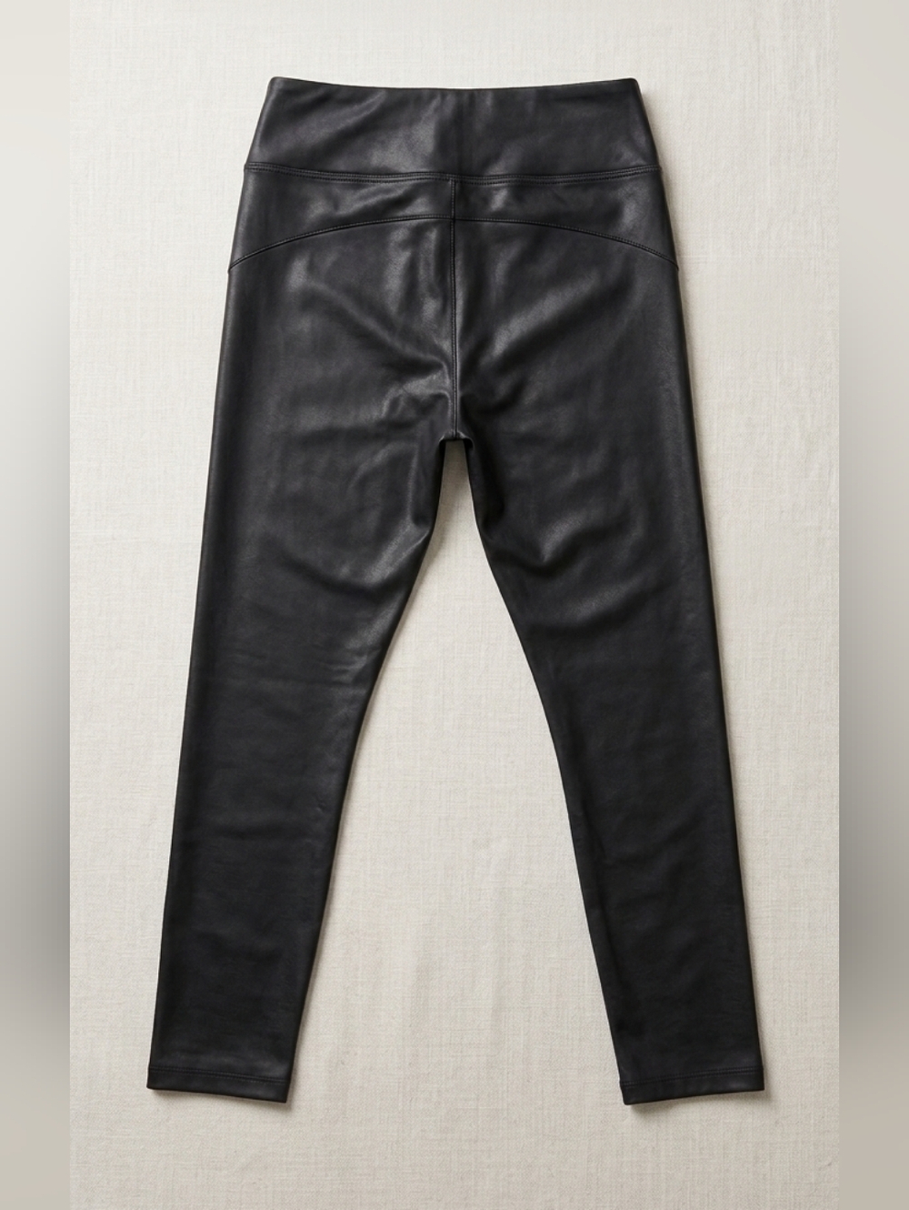 [RW&CO.] Sleek & Sexy Black Faux Leather Leggings 4way Stretch  Women Medium